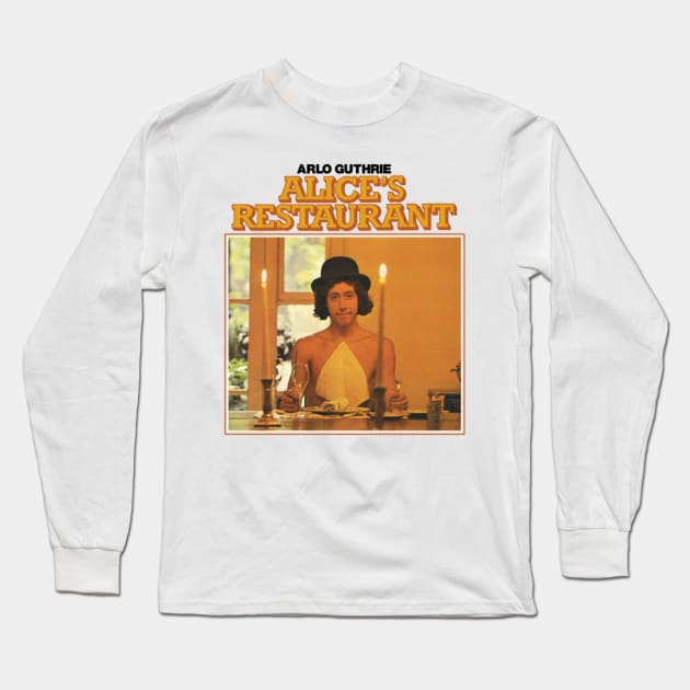 Arlo Guthrie Alice's Restaurant Long Sleeve T-Shirt by szymkowski